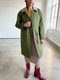 Thinking Mu Filomena Coat - Green -Fashion Shop IMG 3712 thinking mu coat green