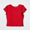 Alex Lace Tee - Tomato Lace -Fashion Shop IMG 3787 lisa says gah prefall red tee
