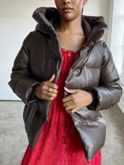 JAKKE Patricia Puffer - Chocolate