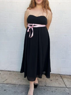 Juliette Dress - Black 20 Juliette Dress - Black -Fashion Shop IMG 4139 les miss bow dress black