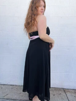 Juliette Dress - Black 19 Juliette Dress - Black -Fashion Shop IMG 4155 les miss bow dress black