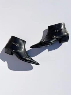 Vagabond Cassie Buckle Boot - Black