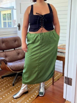 Ophelia Corset Top - Caviar Twill 21 Ophelia Corset Top - Caviar Twill -Fashion Shop IMG 4523 lisa says gah prefall skirt green