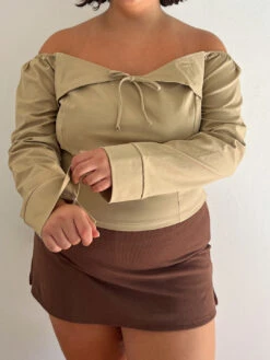 Iris Top - Toast Twill 20 Iris Top - Toast Twill -Fashion Shop IMG 4759 lisa says gah prefall khaki top c88f1942 5b99 4f42 afd3 ee68a9e43bf9