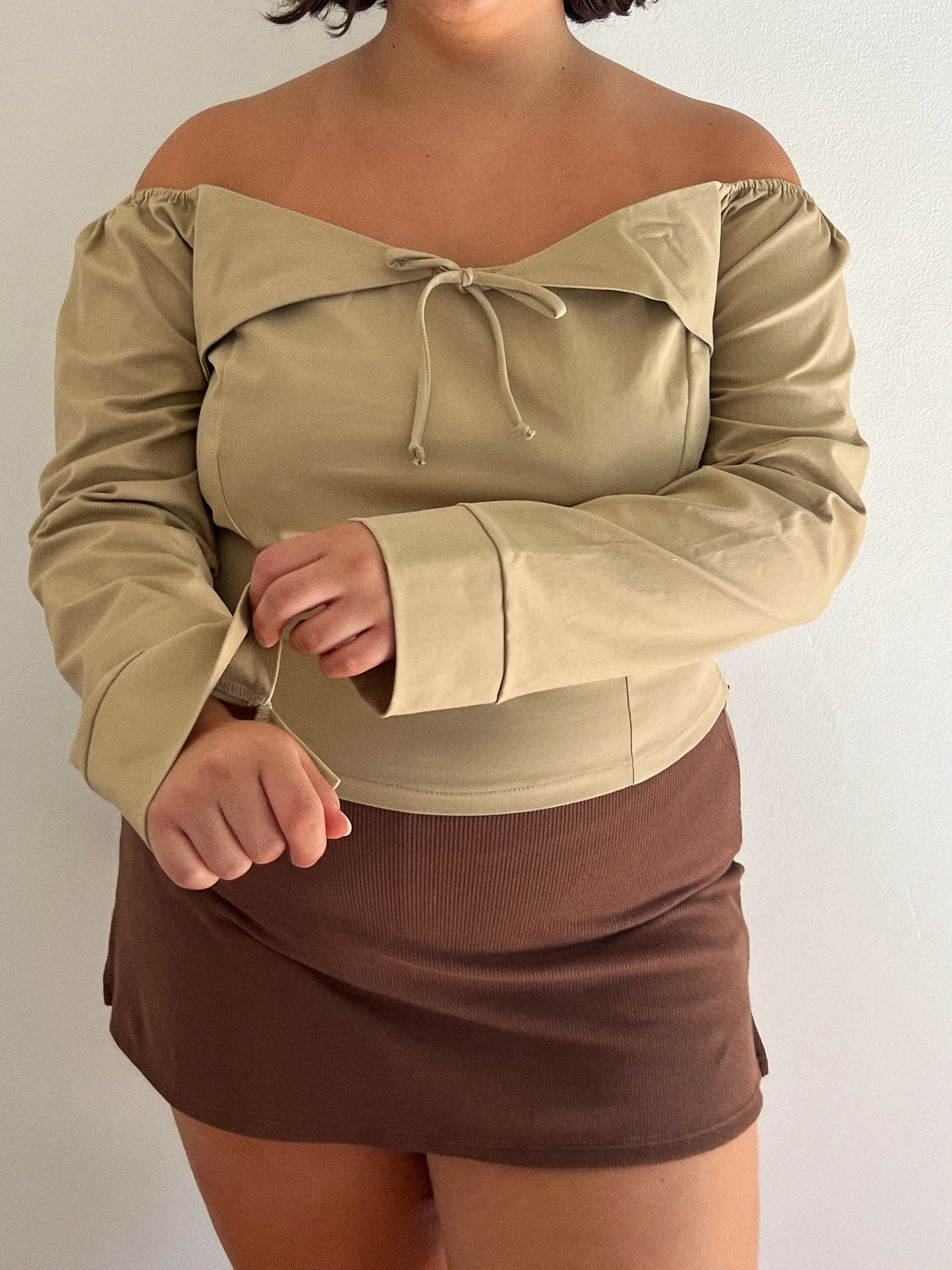 Iris Top - Toast Twill 10 Iris Top - Toast Twill - Image 8