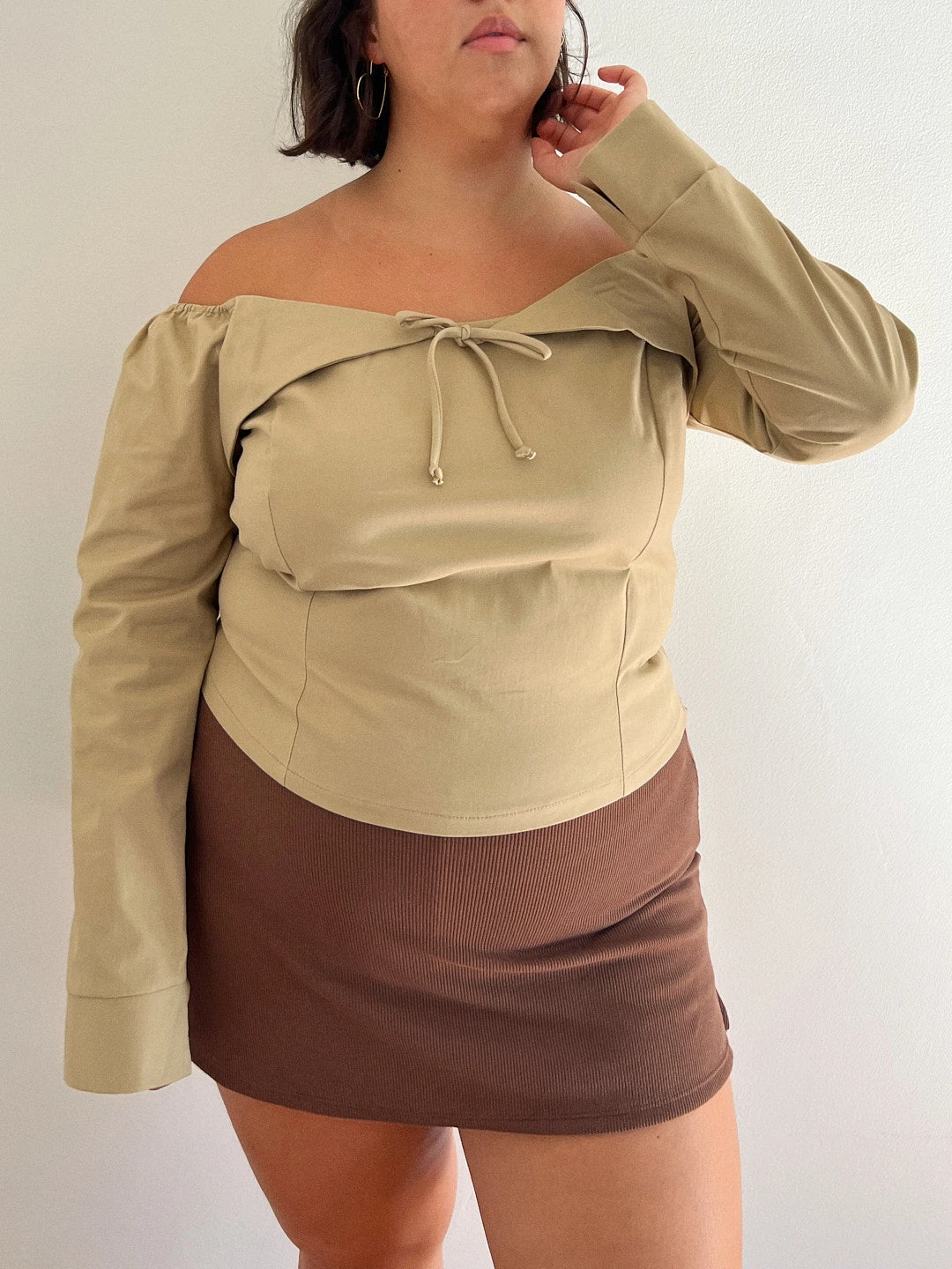 Iris Top - Toast Twill 5 Iris Top - Toast Twill - Image 3