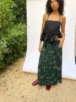 Butterfly Blouse - Black -Fashion Shop IMG 4841 lisa says gah table skirt green