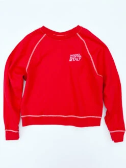 Leaning Tower Of Pisa Sweatshirt - Red/White