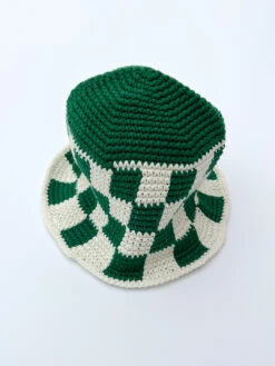Checkered Bucket Hat - Ponderosa -Fashion Shop IMG 4882 memorial day crochet hat