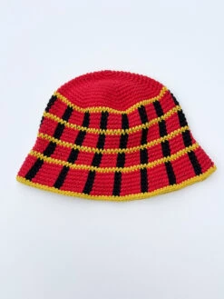 Plaid Bucket Hat - Red