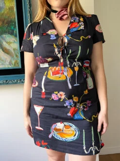 Alexa Shirtdress - Set The Table Caviar -Fashion Shop IMG 4894 lisa says gah table dress mini black