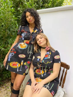 Alexa Shirtdress - Set The Table Caviar -Fashion Shop IMG 4917 lisa says gah table dress mini black