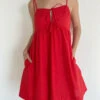Mochi Dress - Red -Fashion Shop IMG 5001 nia mochi dress red