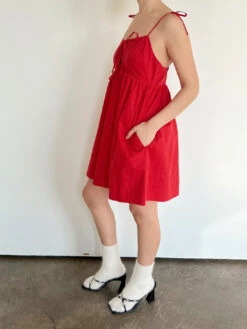 Mochi Dress - Red -Fashion Shop IMG 5007 nia mochi dress red