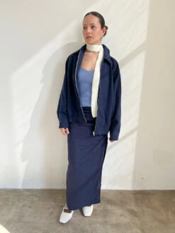 Beau Bomber Jacket - Navy -Fashion Shop IMG 5253 nia beau bomber jacket navy