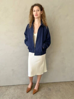 Beau Bomber Jacket - Navy -Fashion Shop IMG 5306 nia beau bomber jacket navy