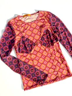 Sur Top - Red Hot Floral Mix -Fashion Shop IMG 5330