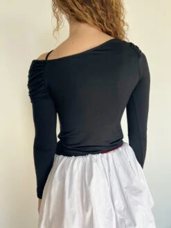 Leo Top - Black 10 Leo Top - Black -Fashion Shop IMG 5373 geel leo top black