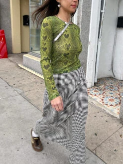 Mesh Long Sleeve - Olive Snakeskin -Fashion Shop IMG 5410 d93c7b7e b979 4fa8 9258 83b73a2f63bd