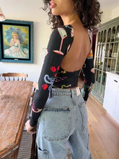 Rowan Top - Set The Table Caviar 18 Rowan Top - Set The Table Caviar -Fashion Shop IMG 5494 lisa says gah table backless top black b51d6950 b36e 4818 acd3 a0ed1bc5bc09