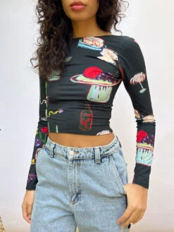 Rowan Top - Set The Table Caviar 16 Rowan Top - Set The Table Caviar -Fashion Shop IMG 5506 lisa says gah table backless top black