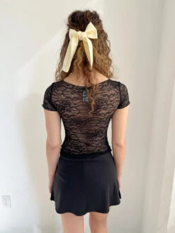 Lace Fresa Tee - Black -Fashion Shop IMG 5575 gil rodriguez lace tee black