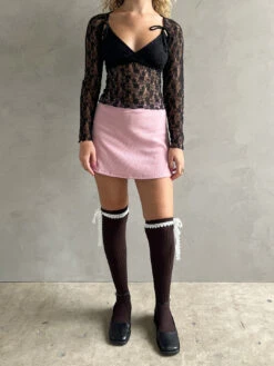 Francine Top - Caviar Lace -Fashion Shop IMG 5700 lisa says gah skirt pink 1dc18eca 8be2 4f91 80e9 1a30bb2adc3e