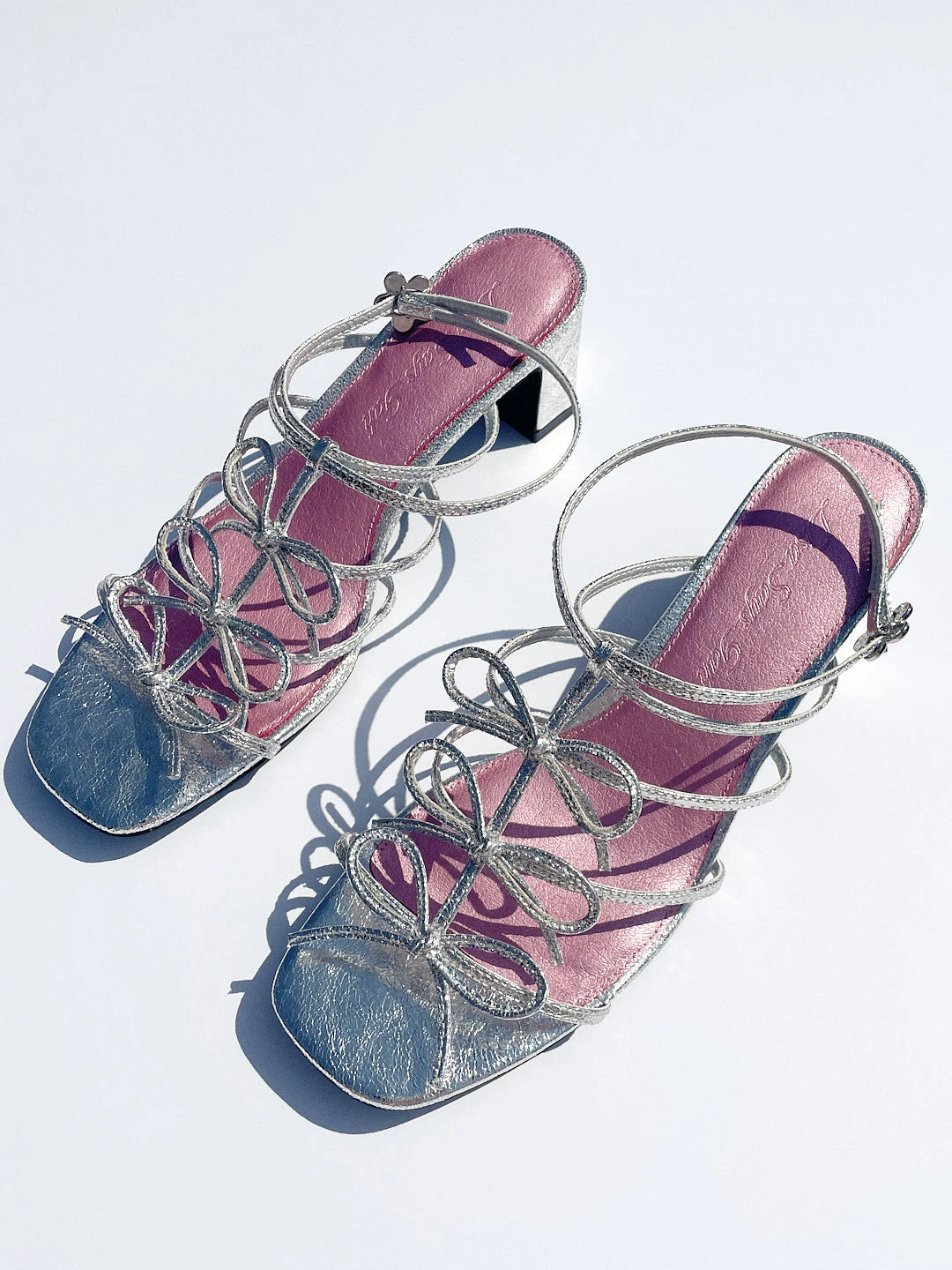 Carrie Bow Sandal - Silver/Pink 14 Carrie Bow Sandal - Silver/Pink - Image 12