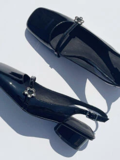 Mackie Heel - Onyx Patent -Fashion Shop IMG 5743 lisa says gah shoe mackie black