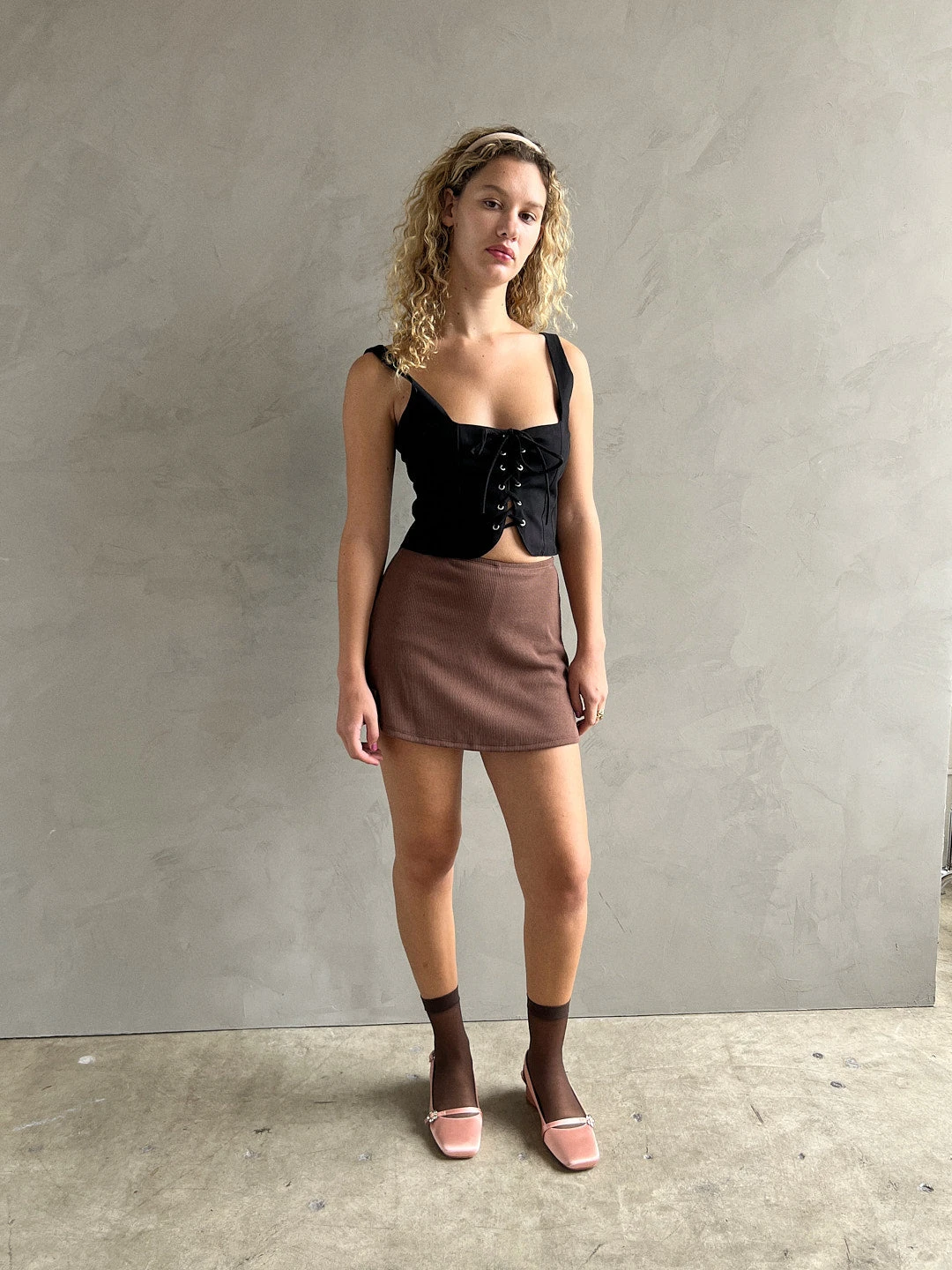 Ophelia Corset Top - Caviar Twill 13 Ophelia Corset Top - Caviar Twill - Image 11