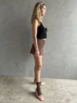 Ophelia Corset Top - Caviar Twill 25 Ophelia Corset Top - Caviar Twill -Fashion Shop IMG 5755 lisa says gah skirt brown