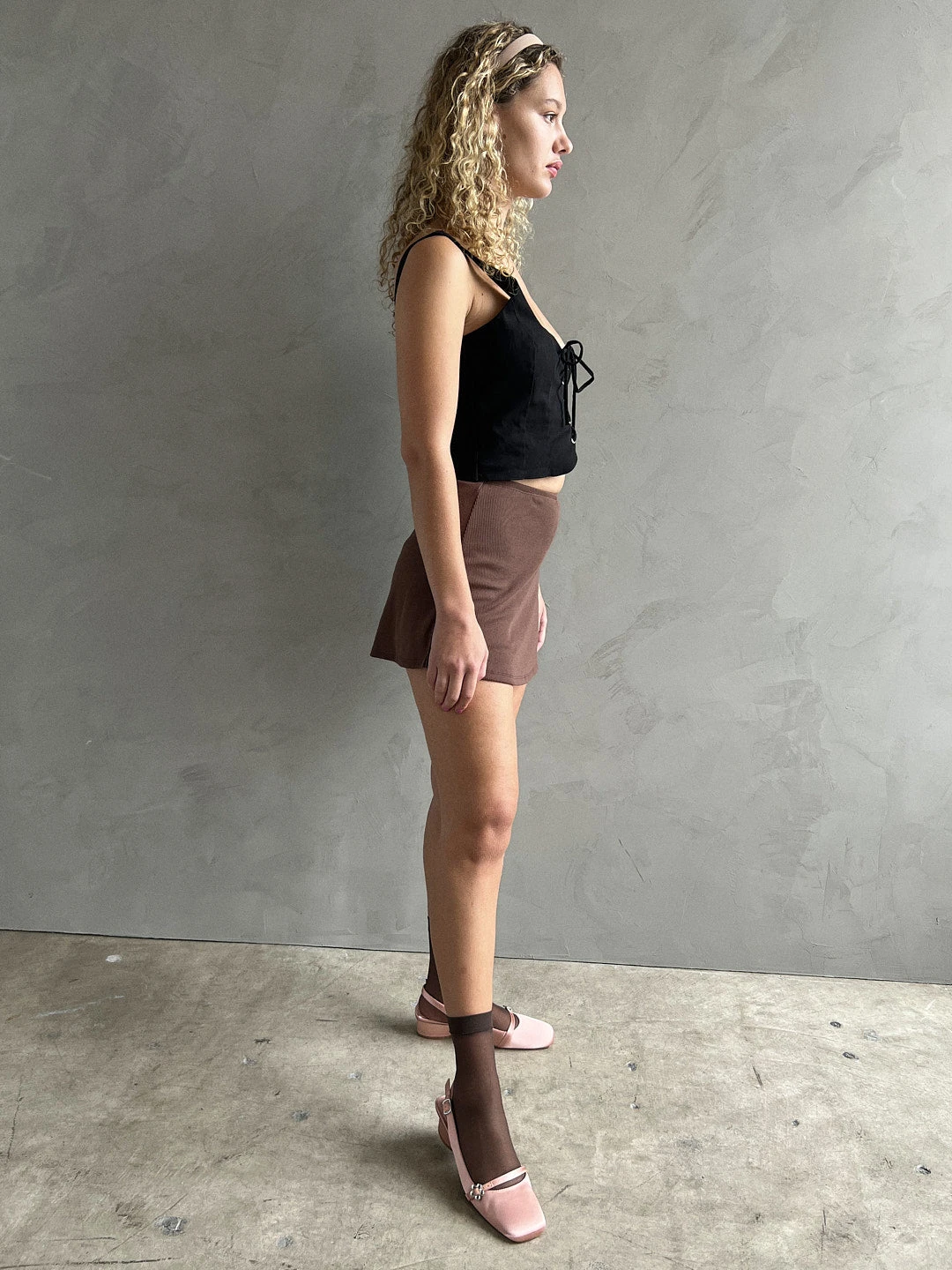 Ophelia Corset Top - Caviar Twill 12 Ophelia Corset Top - Caviar Twill - Image 10