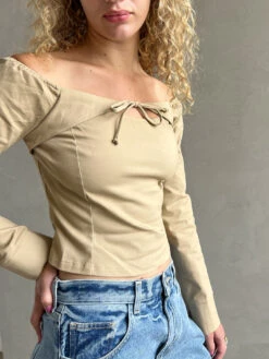 Iris Top - Toast Twill 17 Iris Top - Toast Twill -Fashion Shop IMG 5842 lisa says gah top khaki