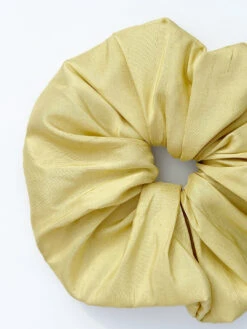Dupion Scrunchie - Yellow