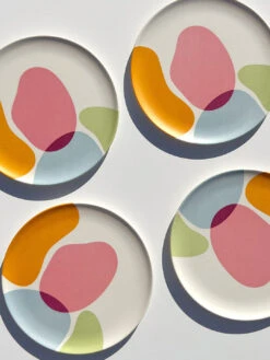 Bamboo Salad Plate Set - Boulders