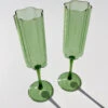 Wave Flute, Set Of 2 - Green -Fashion Shop IMG 6287 areaware flute green