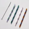 Striped Straws, 4 Pack - Mixed -Fashion Shop IMG 6295 areaware straw