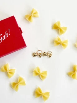 Farfalle Hoops - Gold -Fashion Shop IMG 6407 lisa says gah gift shop