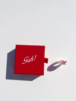 Glass Bow Ring - White/Red 16 Glass Bow Ring - White/Red -Fashion Shop IMG 7036 lisa says gah bow ring white