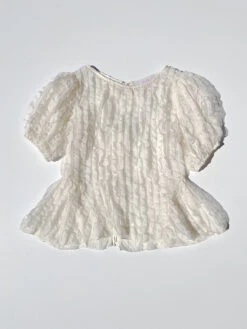 Petra Blouse - Cloud Ruffle -Fashion Shop IMG 7133 lisa says gah blouse white ruffle