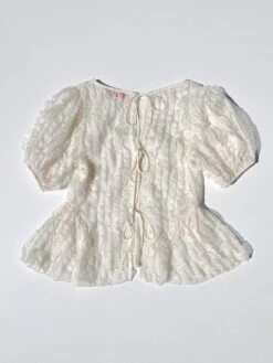 Petra Blouse - Cloud Ruffle -Fashion Shop IMG 7136 lisa says gah blouse white ruffle