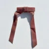 Velvet Ribbon French Clip - Mauve -Fashion Shop IMG 7885 roomshop bow hair pink