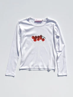 Dana Long Sleeve Tee - Pomodoro -Fashion Shop IMG 7934 lisa says gah tee tomato