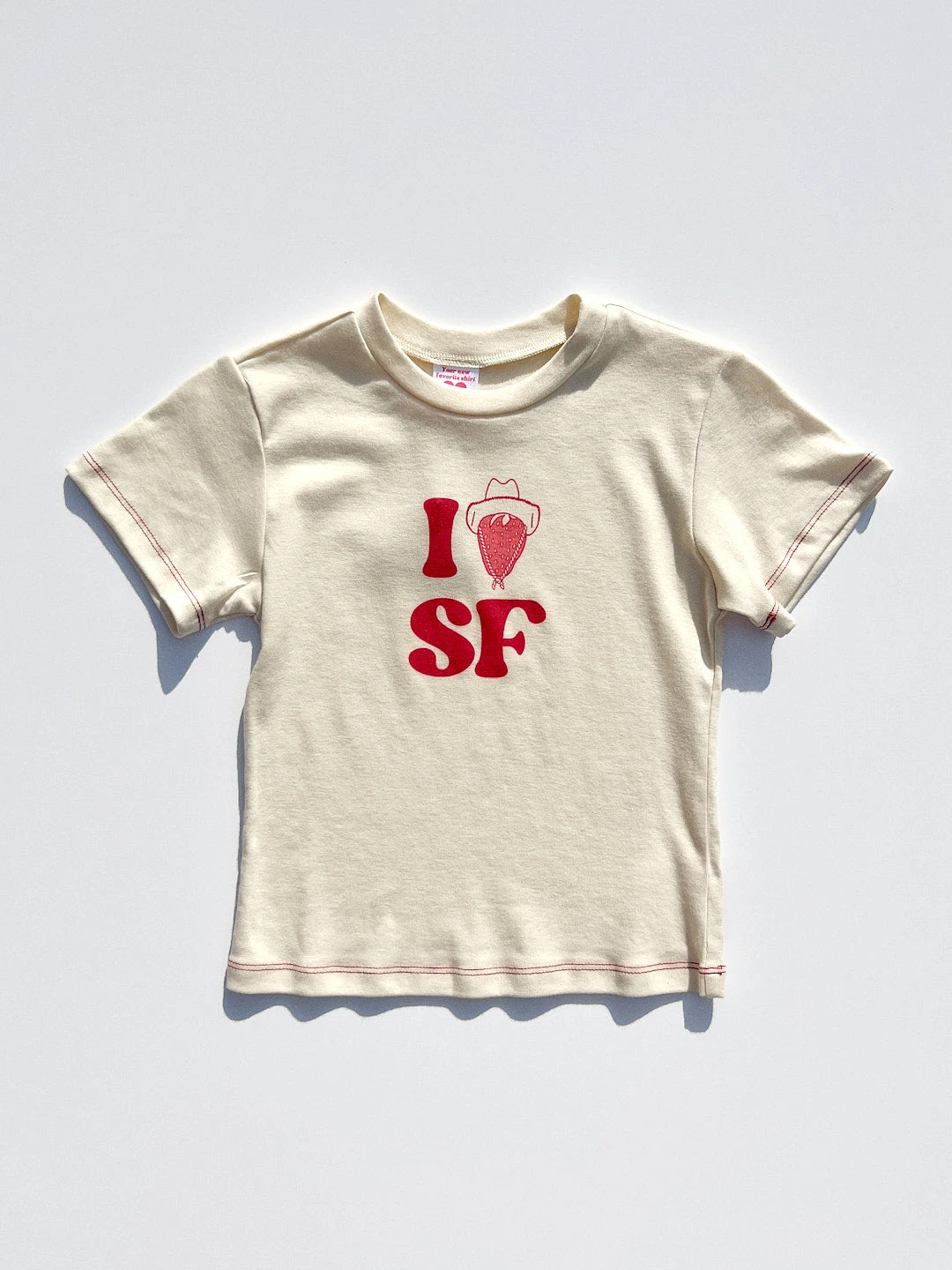 Fruit Face Baby Tee - I <3 SF 4 Fruit Face Baby Tee - I <3 SF - Image 2