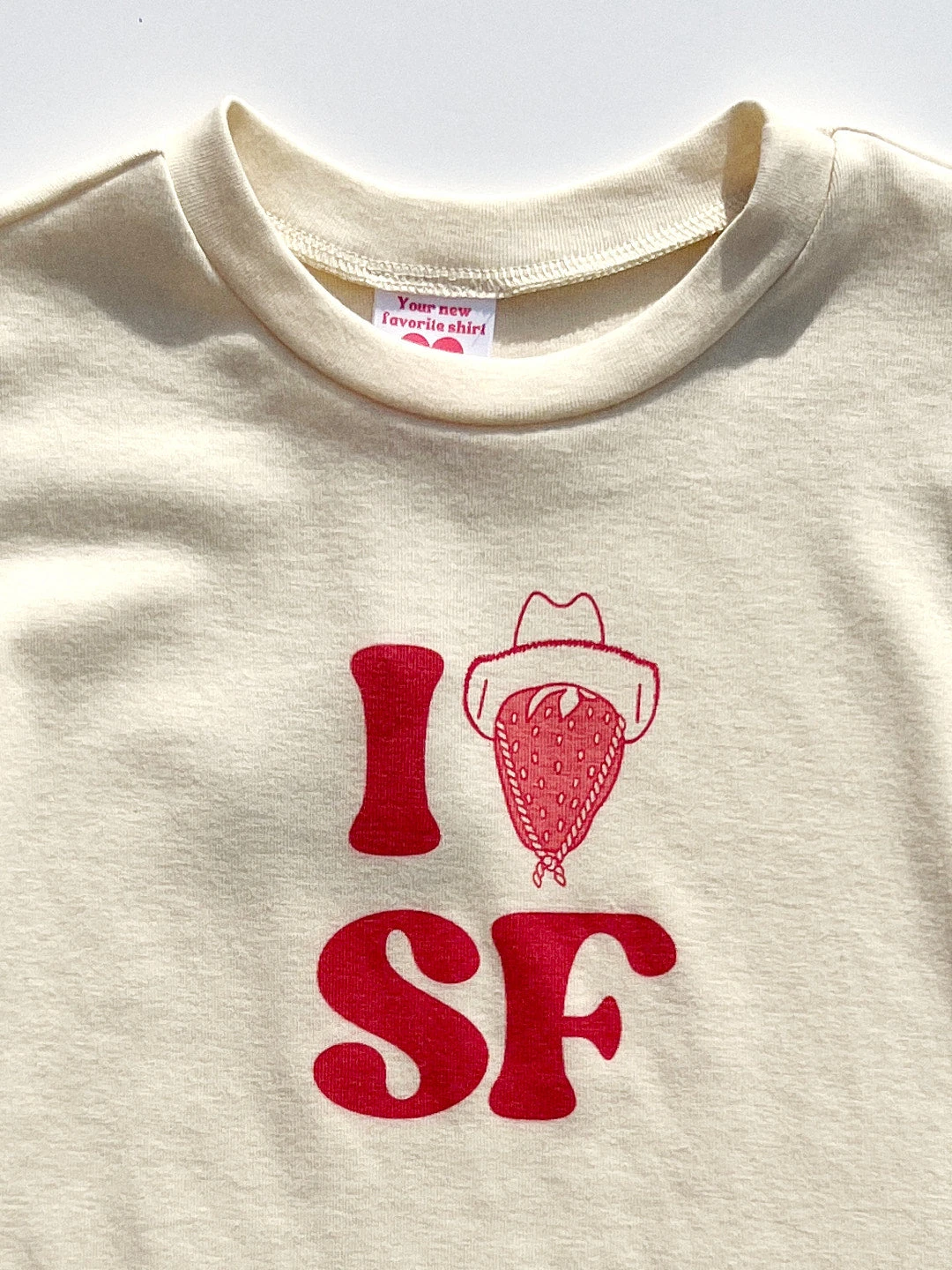 Fruit Face Baby Tee - I <3 SF 6 Fruit Face Baby Tee - I <3 SF - Image 4