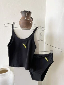 Crop Tank - Black/Shishito -Fashion Shop IMG 8444 lisa says gah arq undies black 3db3f6ed 9fb5 4822 a35d 9eeee8beaddd