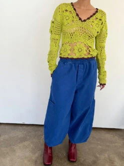 Chef Pant - Blueberry -Fashion Shop IMG 8464 meals pant Blue