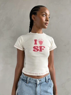 Fruit Face Baby Tee - I <3 SF 12 Fruit Face Baby Tee - I <3 SF -Fashion Shop IMG 8523 fruit face tee sf