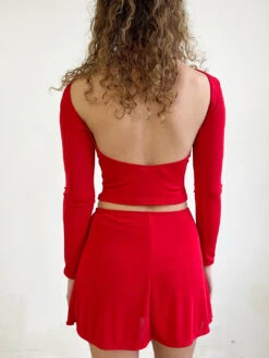 Rowan Top - Red Slinky 16 Rowan Top - Red Slinky -Fashion Shop IMG 8597 lisa says gah bisou rowan top red