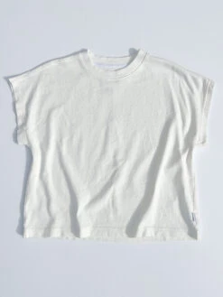 Jeanne Tee - White Cotton -Fashion Shop IMG 8700 le bon shoppe tee white